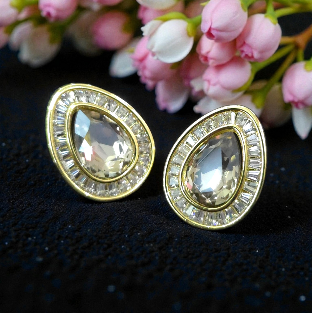 Celeste Teardrop Studs