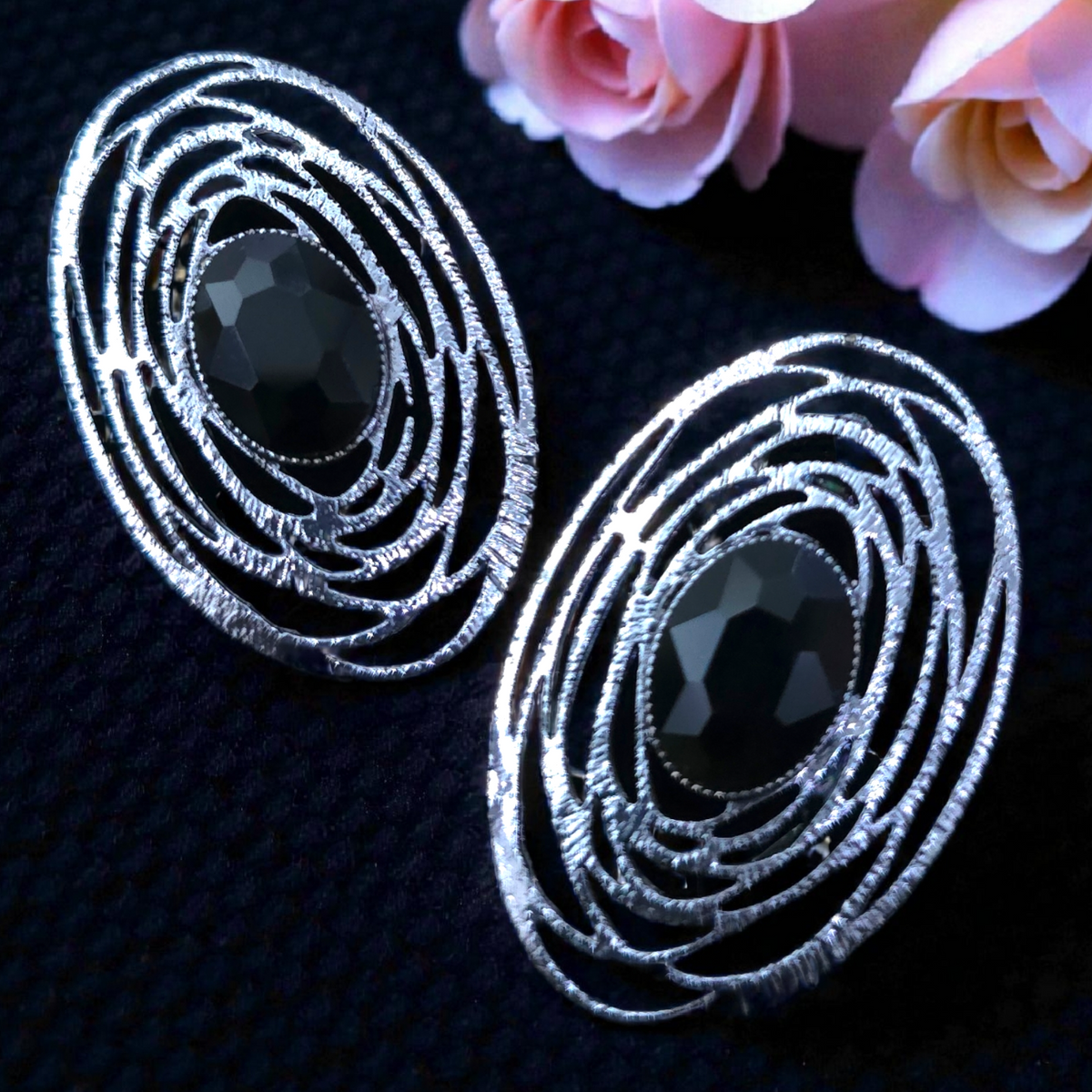 Argent Orbit Earrings