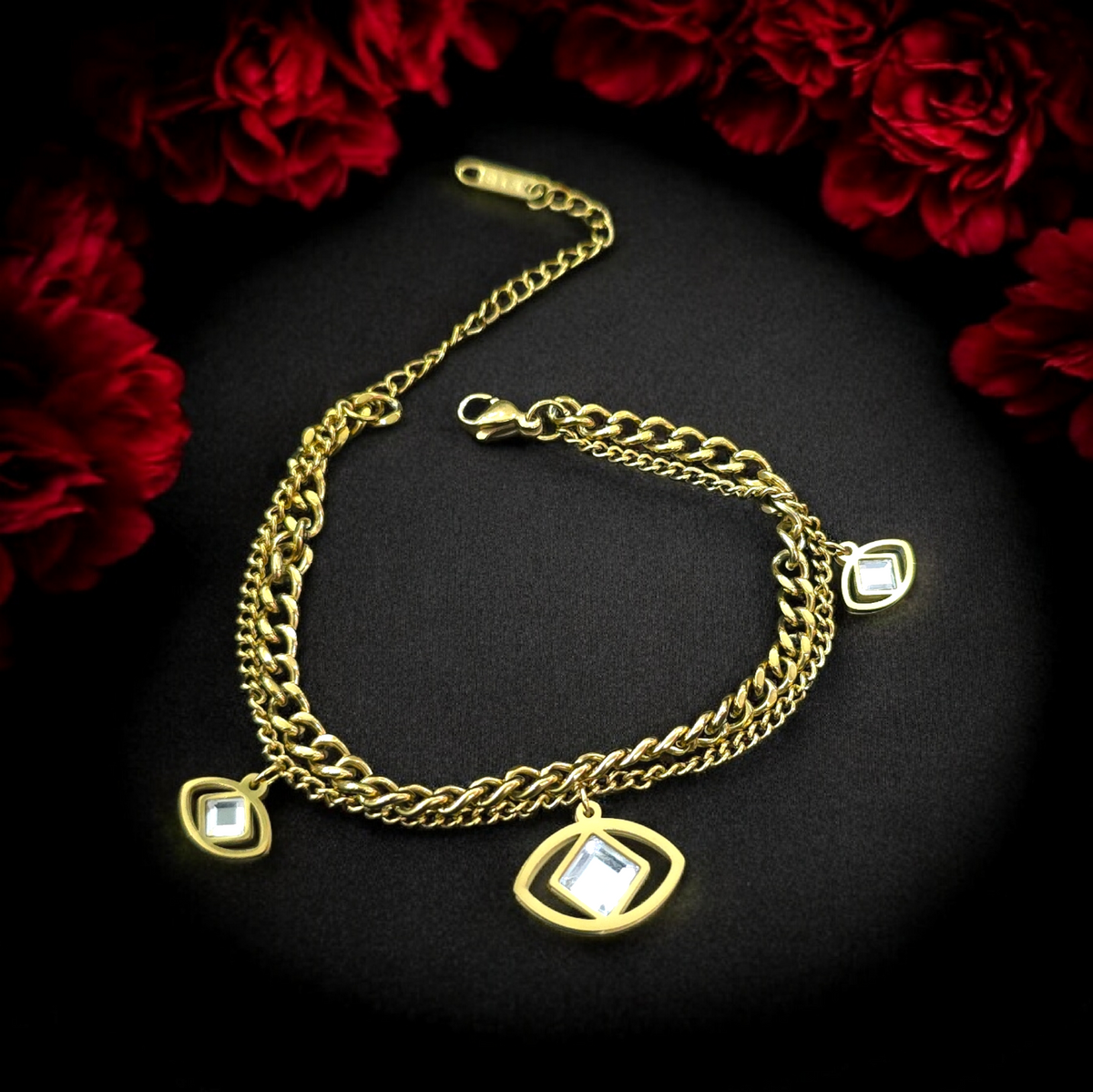 Luxe Charm Link Bracelet