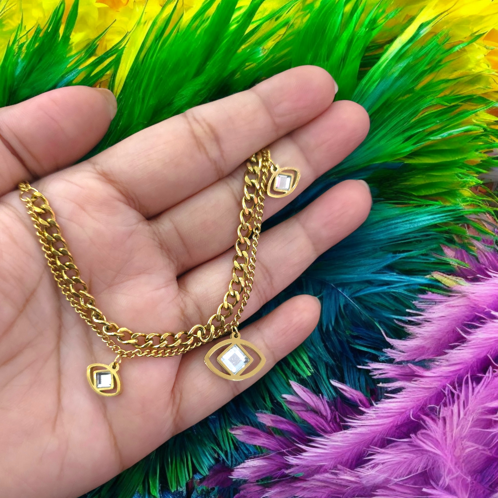 Luxe Charm Link Bracelet