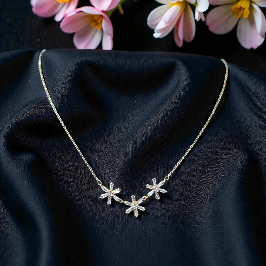 Fleur Trio Necklace