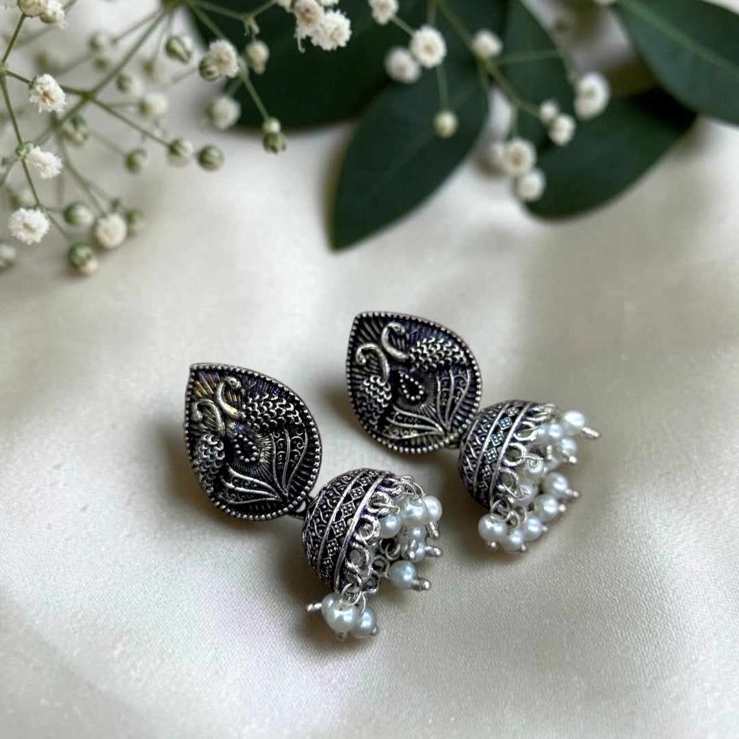 Noor Pearl Jhumkas