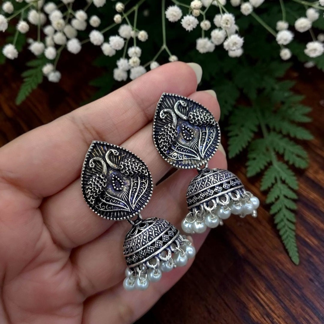 Noor Pearl Jhumkas
