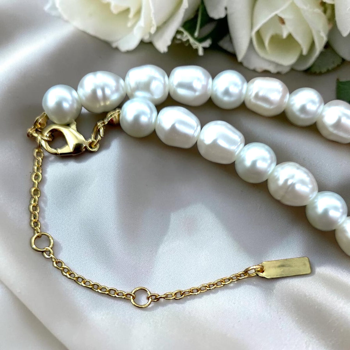 Celestine Pearl Necklace