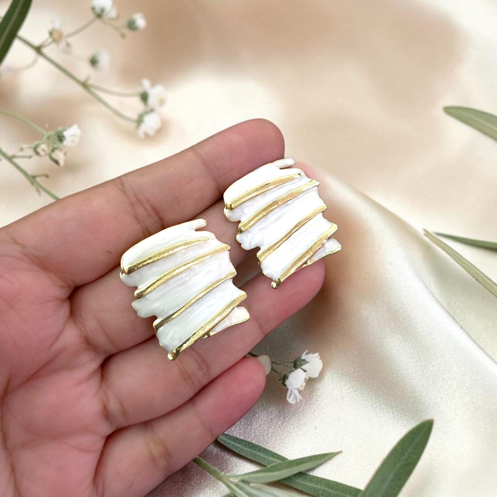 Ivory Ripple Earrings