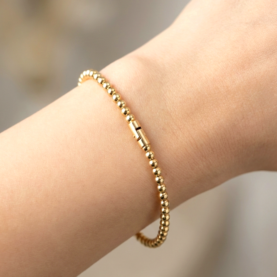 Beads of Happiness Bangle Bracelet