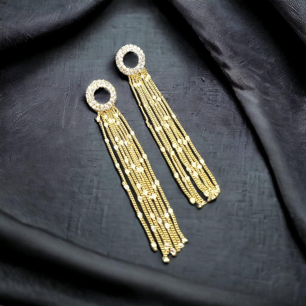 Luxe Cascade Chain Earrings